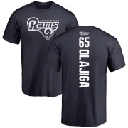 David Olajiga Youth Los Angeles Rams Backer T-Shirt - Navy