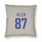 Davis Allen Los Angeles Rams   Bone Pillow Cover (18 X 18)