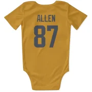 Davis Allen Los Angeles Rams  Infant & Newborn Bodysuit - Gold