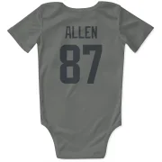 Davis Allen Los Angeles Rams  Infant & Newborn Bodysuit - Gray