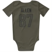 Davis Allen Los Angeles Rams  Infant & Newborn Bodysuit - Olive