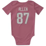 Davis Allen Los Angeles Rams  Infant & Newborn Bodysuit - Pink