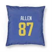 Davis Allen Los Angeles Rams  Pillow Cover (18 X 18) - Royal