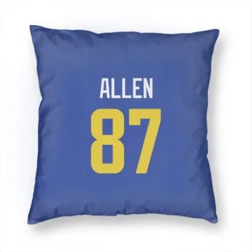 Davis Allen Los Angeles Rams  Pillow Cover (18 X 18) - Royal