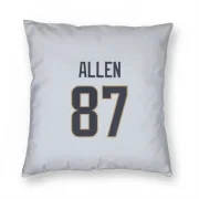 Davis Allen Los Angeles Rams  Pillow Cover (18 X 18) - White