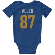 Davis Allen Los Angeles Rams   Royal  Infant & Newborn Bodysuit - Gold