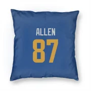 Davis Allen Los Angeles Rams   Royal  Pillow Cover (18 X 18) - Gold