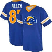 Davis Allen Youth Los Angeles Rams Game Day V-Neck T-Shirt Royal