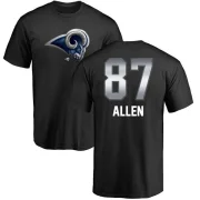 Davis Allen Youth Los Angeles Rams Midnight Mascot T-Shirt - Black