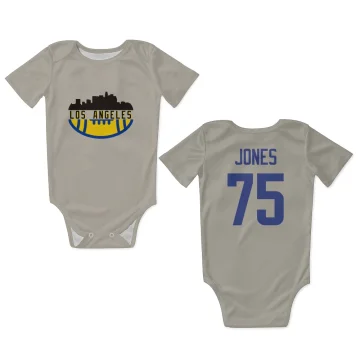 Deacon Jones Los Angeles Rams   Bone Infant & Newborn Bodysuit