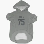 Deacon Jones Los Angeles Rams  Dog & Cat Pet Hoodie - Gray