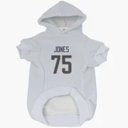 Deacon Jones Los Angeles Rams  Dog & Cat Pet Hoodie - White