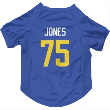 Deacon Jones Los Angeles Rams  Dog & Cat Pet Jersey - Royal