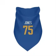 Deacon Jones Los Angeles Rams   Royal  Dog & Cat Pet Bandana - Gold