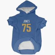 Deacon Jones Los Angeles Rams   Royal  Dog & Cat Pet Hoodie - Gold