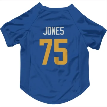 Deacon Jones Los Angeles Rams Royal  Dog & Cat Pet Jersey - Gold