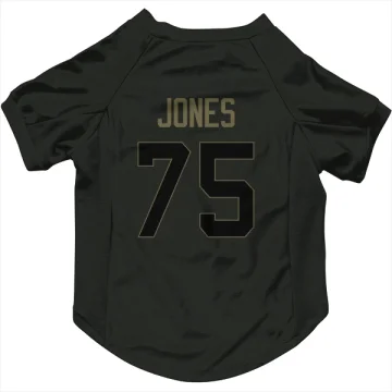 Deacon Jones Los Angeles Rams  Service Dog & Cat Pet Jersey - Black