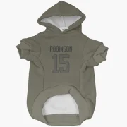 Demarcus Robinson Los Angeles Rams  Dog & Cat Pet Hoodie - Olive