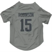 Demarcus Robinson Los Angeles Rams  Dog & Cat Pet Jersey - Gray