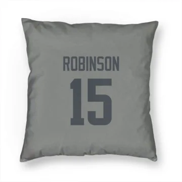 Demarcus Robinson Los Angeles Rams  Pillow Cover (18 X 18) - Gray