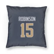 Demarcus Robinson Los Angeles Rams  Pillow Cover (18 X 18) - Navy