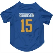 Demarcus Robinson Los Angeles Rams   Royal  Dog & Cat Pet Jersey - Gold