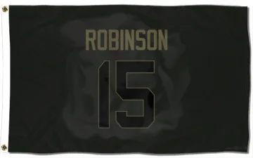 Demarcus Robinson Los Angeles Rams  Service Flag (3 X 5) - Black