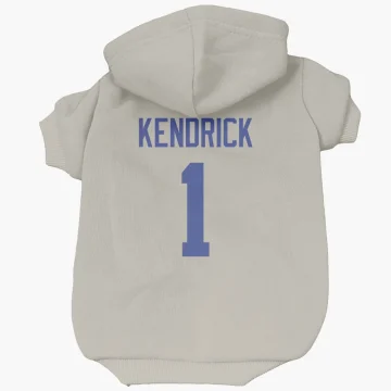 Derion Kendrick Los Angeles Rams   Bone Dog & Cat Pet Hoodie