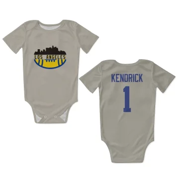 Derion Kendrick Los Angeles Rams   Bone Infant & Newborn Bodysuit