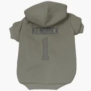 Derion Kendrick Los Angeles Rams  Dog & Cat Pet Hoodie - Olive