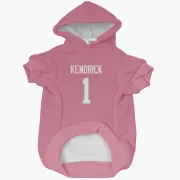 Derion Kendrick Los Angeles Rams  Dog & Cat Pet Hoodie - Pink