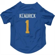 Derion Kendrick Los Angeles Rams   Royal  Dog & Cat Pet Jersey - Gold