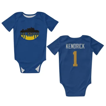 Derion Kendrick Los Angeles Rams   Royal  Infant & Newborn Bodysuit - Gold