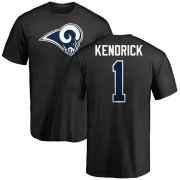 Derion Kendrick Men's Los Angeles Rams Logo T-Shirt - Black