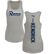 Derion Kendrick Women's Los Angeles Rams Backer Tank Top - Ash