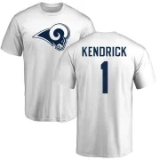 Derion Kendrick Youth Los Angeles Rams Logo T-Shirt - White