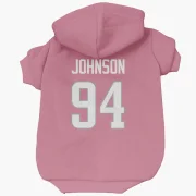 Desjuan Johnson Los Angeles Rams  Dog & Cat Pet Hoodie - Pink