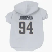 Desjuan Johnson Los Angeles Rams  Dog & Cat Pet Hoodie - White