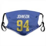 Desjuan Johnson Los Angeles Rams  Face Mask - Royal