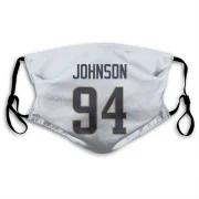 Desjuan Johnson Los Angeles Rams  Face Mask - White