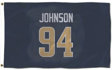 Desjuan Johnson Los Angeles Rams  Flag (3 X 5) - Navy