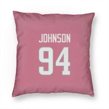 Desjuan Johnson Los Angeles Rams  Pillow Cover (18 X 18) - Pink