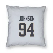 Desjuan Johnson Los Angeles Rams  Pillow Cover (18 X 18) - White