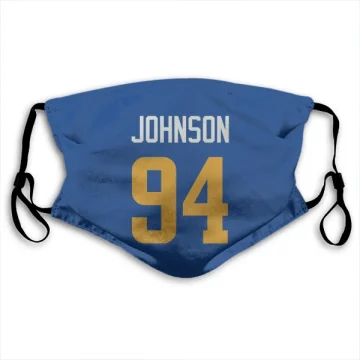 Desjuan Johnson Los Angeles Rams   Royal  Face Mask - Gold