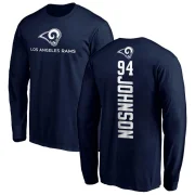 Desjuan Johnson Youth Los Angeles Rams Backer Long Sleeve T-Shirt - Navy