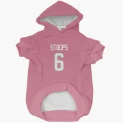 Drake Stoops Los Angeles Rams  Dog & Cat Pet Hoodie - Pink