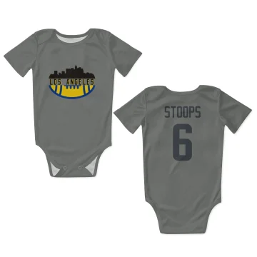 Drake Stoops Los Angeles Rams  Infant & Newborn Bodysuit - Gray