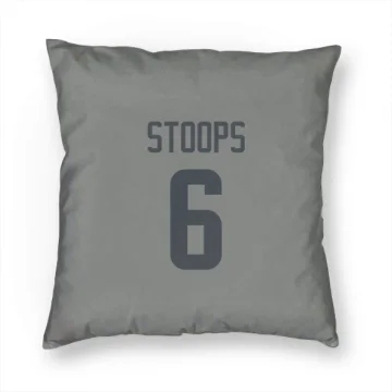 Drake Stoops Los Angeles Rams  Pillow Cover (18 X 18) - Gray