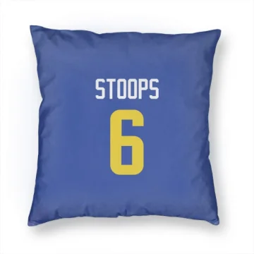 Drake Stoops Los Angeles Rams  Pillow Cover (18 X 18) - Royal