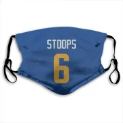 Drake Stoops Los Angeles Rams   Royal  Face Mask - Gold